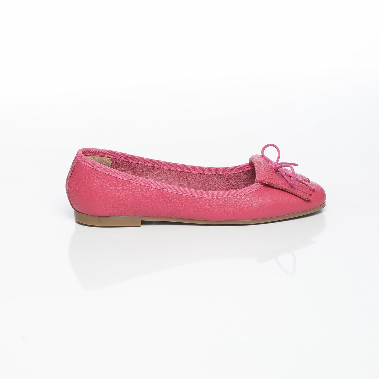 Juliette Cuir Granulé Fuchsia