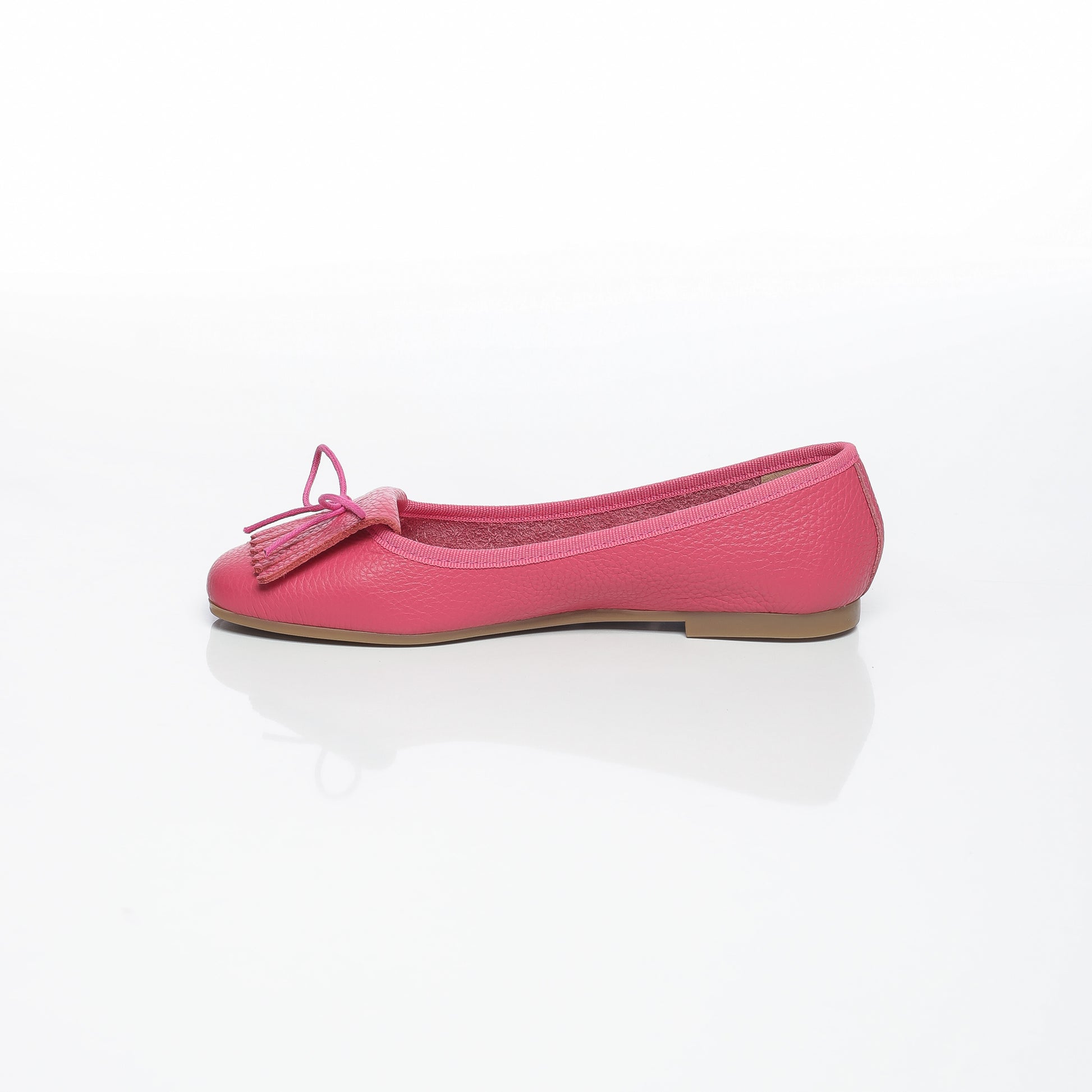 Juliette Cuir Granulé Fuchsia